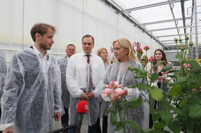 В Мордовии открыли новый комплекс по выращиванию роз